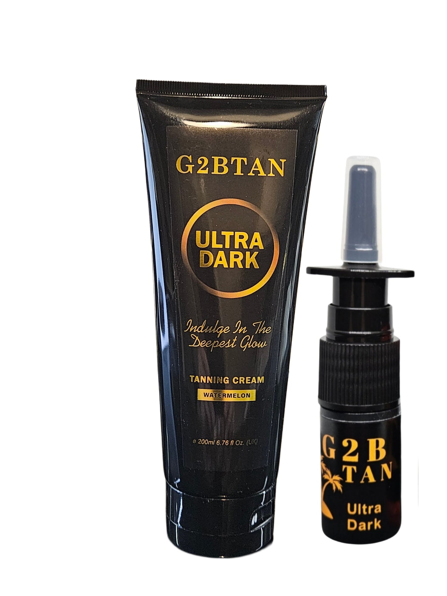 Our New & Improved Ultra Dark Tanning Accelerator & Spray Bundle 40mg