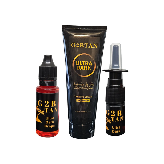 (PRE ORDER our BRAND NEW AND IMPROVED Ultra Dark (Ultimate Tanning Bundle)